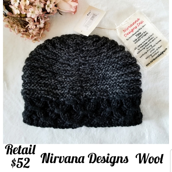 Nirvana Designs hat $52 Retail Chunky Soft Knit Wool Beanie, FINAL PRICE! - Picture 13 of 13